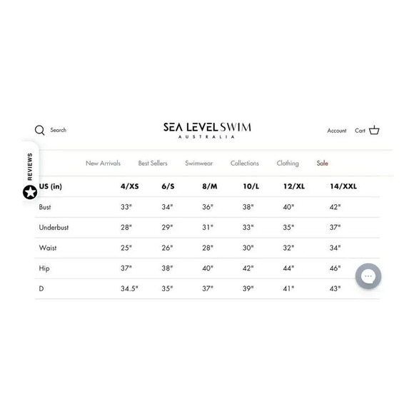 Sea Level Australia Ribbed Bikini Bottoms Red Swimsuit Women's 12 - Picture 7 of 7